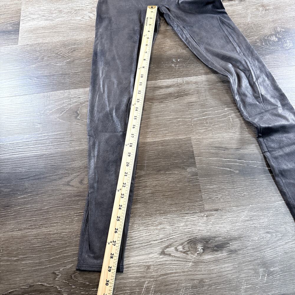 Spanx Black Faux‎ Leather Size Large/Tall NWT - Picture 5 of 7